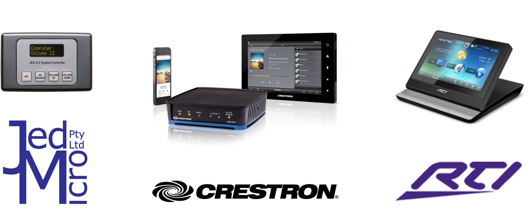 Grouped control system products & logos