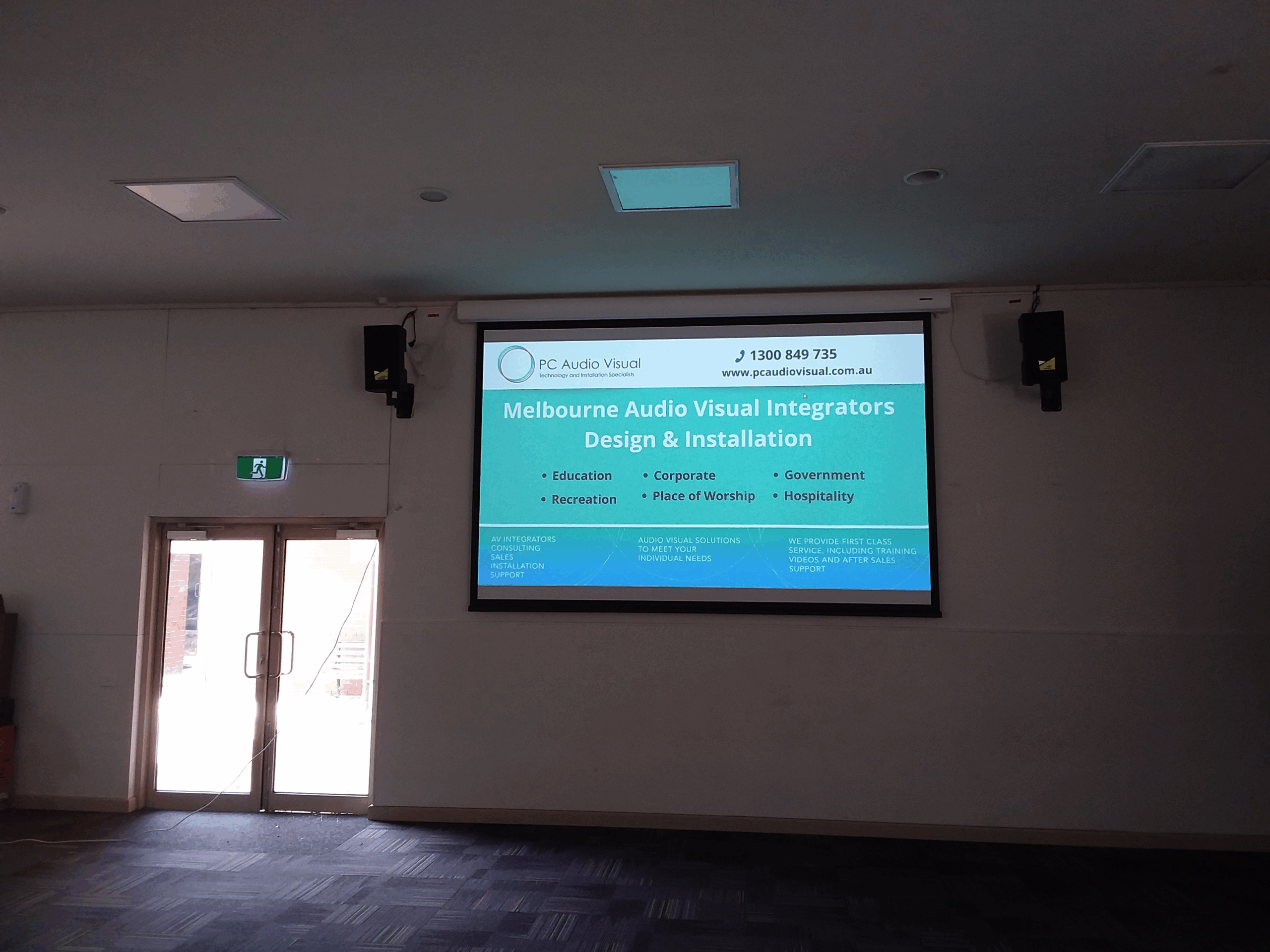 Large Scale Projector Installation in Essendon