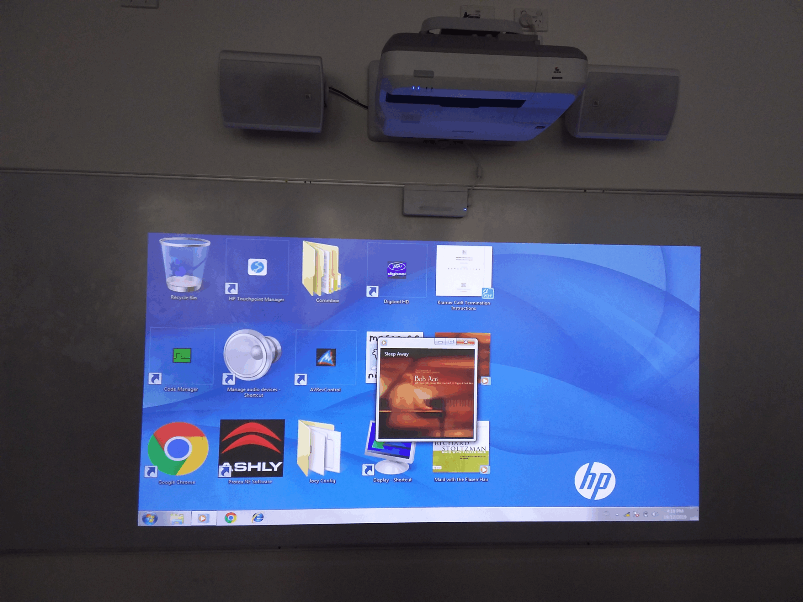 Secondary School Interactive Projector Install